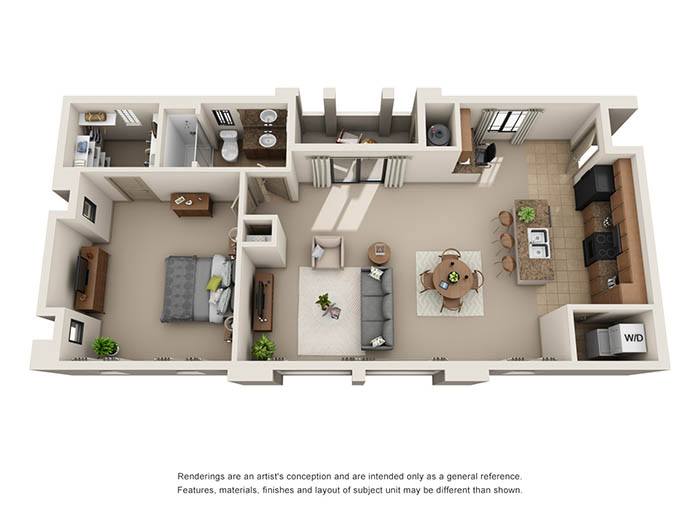 Floor plan layout diagram for A5